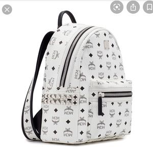 Classic white MCM backpack 🎒